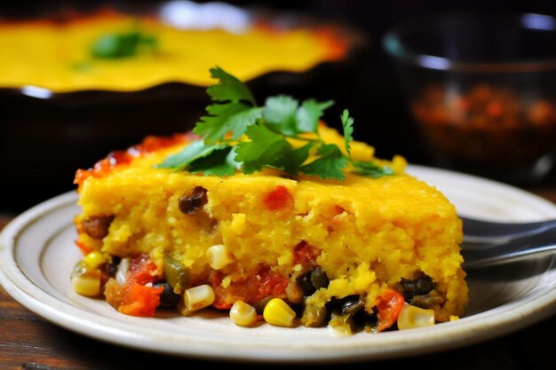 Eine köstliche Süßmais-Tamale-Torte