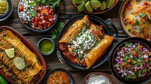 Eine kulinarische Reise durch Enchiladas Tamales Chiles Rellenos und mehr