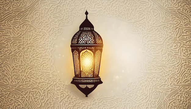 eine Lampe mit einem Licht darauf und einem Tapeten-Hintergrund