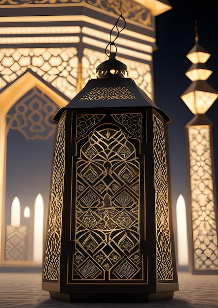 Eine Lampe mit Ramadan-Vibe dazu