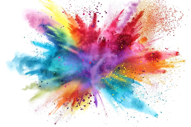 Eine lebendige Explosion von Farben