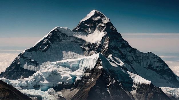 Eine Nahaufnahme des Mount Everest