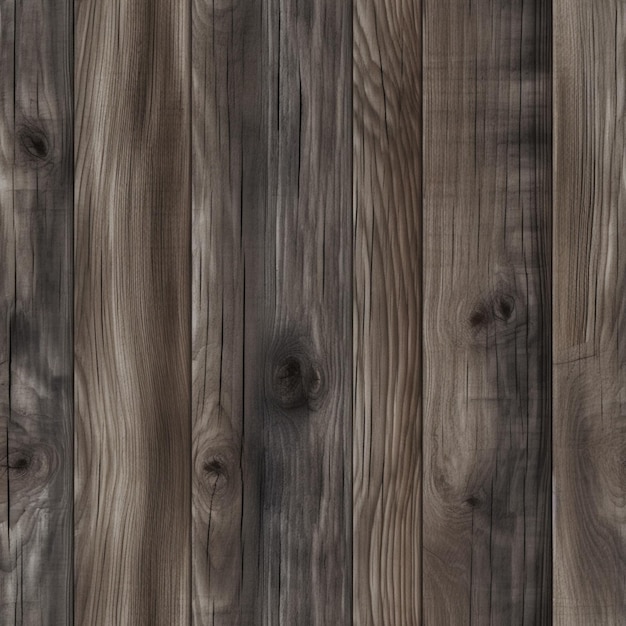 Eine Nahaufnahme einer Holzwand mit einem braunen Fleck generativ ai