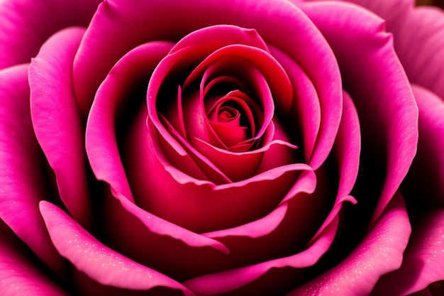 Eine Nahaufnahme einer rosa Rose mit dem Wort Liebe darauf