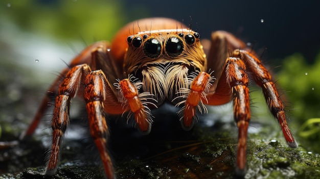 eine Nahaufnahme einer Spinne