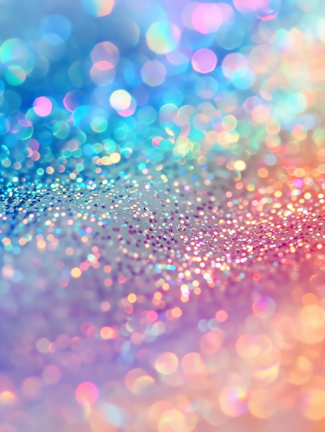 eine Nahaufnahme eines glitzernden Hintergrunds mit Glitter und Glitter