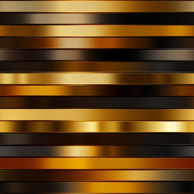 eine Nahaufnahme eines goldenen und schwarzen gestreiften Hintergrunds mit einem schwarzen Hintergrund