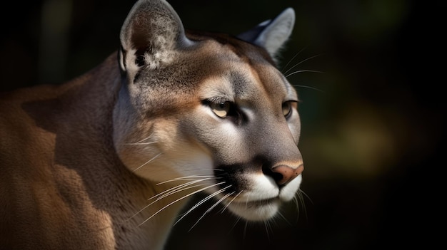 eine Nahaufnahme eines Pumas