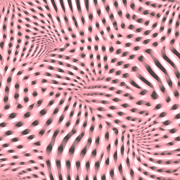 Foto eine nahaufnahme eines rosa und schwarzen gestreiften musters mit einem schwarzen hintergrund