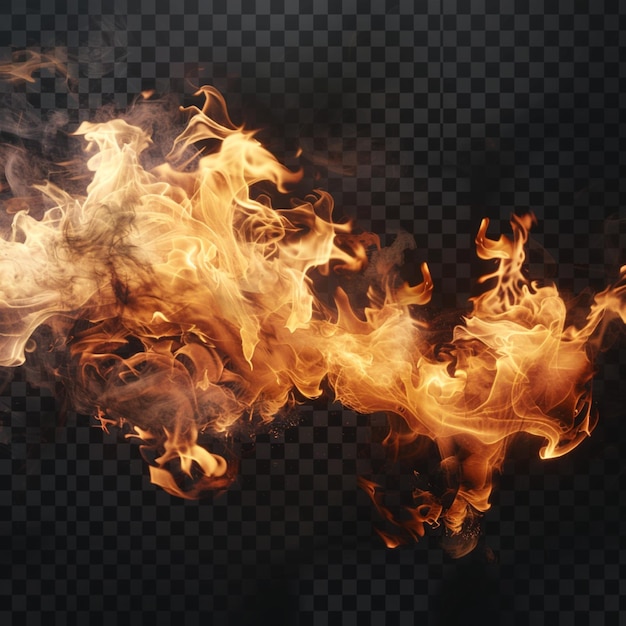 Eine realistische Feuerflamme