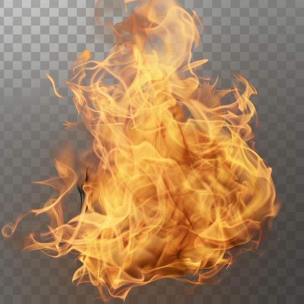 Eine realistische Feuerflamme