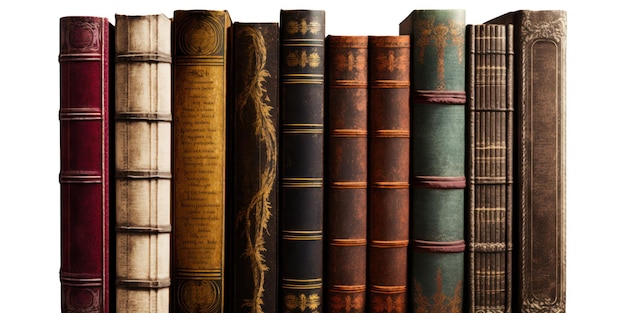Eine Reihe von Büchern mit dem Titel "das Buch" oben links.