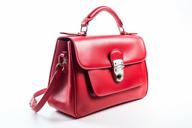 Eine rote Tasche der Marke Hermes