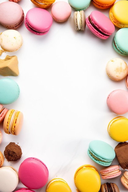 eine Sammlung bunter, farbenfroher und farbenfroher Süßigkeiten, darunter eine mit der Aufschrift „süß“.