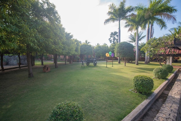 Eine schöne Aussicht auf Bagan Resort Hotel in Bagan Myanmar