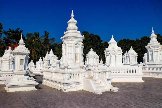 Eine schöne Aussicht auf den buddhistischen Tempel in Chiang Mai Thailand