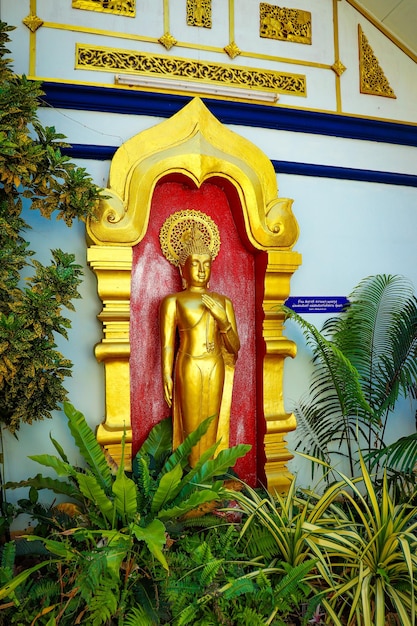 Foto eine schöne aussicht auf den buddhistischen tempel in chiang mai thailand