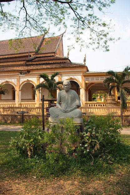 Eine schöne Aussicht auf den buddhistischen Tempel in Siem Reap, Kambodscha