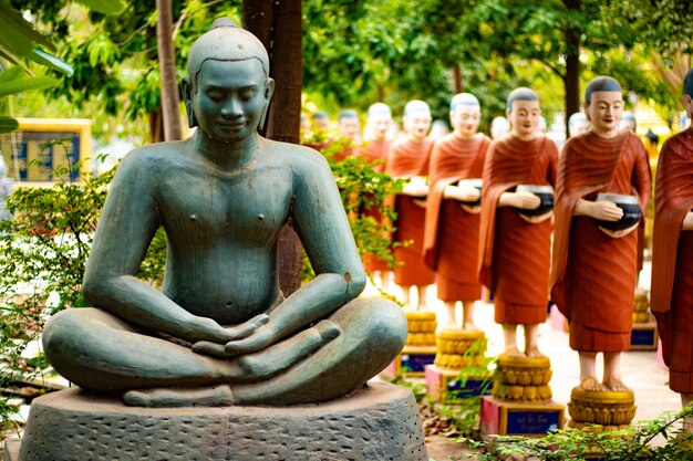 Eine schöne Aussicht auf den buddhistischen Tempel in Siem Reap, Kambodscha