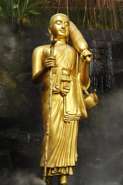 Eine schöne Aussicht auf den Golden Mount Temple in Bangkok Thailand