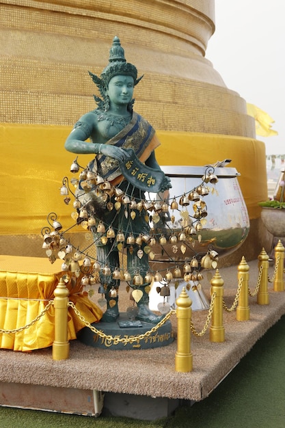 Eine schöne Aussicht auf den Golden Mount Temple in Bangkok Thailand