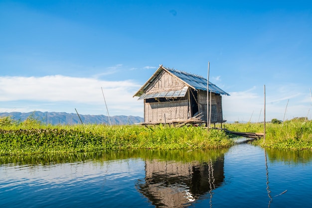 Eine schöne Aussicht auf den Inle-See in Myanmar