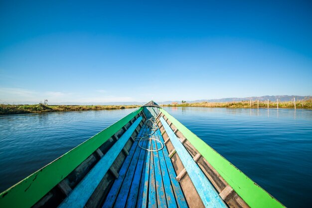 Eine schöne Aussicht auf den Inle-See in Myanmar