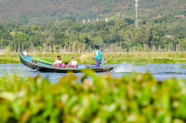 Eine schöne Aussicht auf den Inle-See von Myanmar