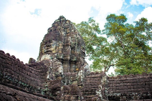 Eine schöne Aussicht auf den Tempel Angkor Wat in Siem Reap, Kambodscha