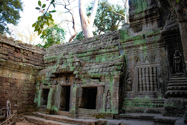 Eine schöne Aussicht auf den Tempel Angkor Wat in Siem Reap, Kambodscha