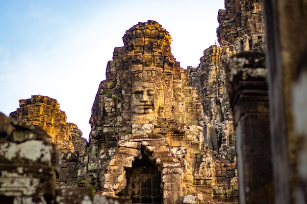 Eine schöne Aussicht auf den Tempel Angkor Wat in Siem Reap, Kambodscha