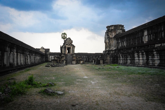 Eine schöne Aussicht auf den Tempel Angkor Wat in Siem Reap, Kambodscha