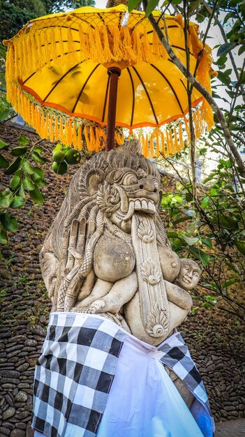 Eine schöne Aussicht auf den Tempel Pura Tirta Empul in Bali Indonesien