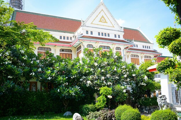 Eine schöne Aussicht auf den Tempel Wat Arun in Bangkok Thailand