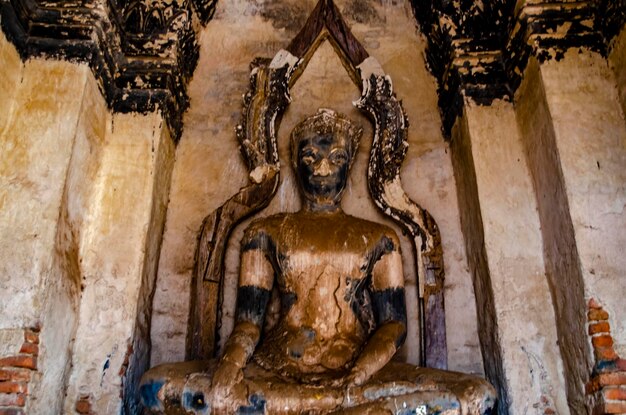 Eine schöne Aussicht auf den Tempel Wat Chaiwatthanaram in Ayutthaya Thailand