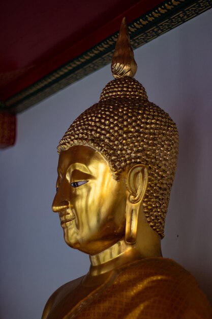 Eine schöne Aussicht auf den Tempel Wat Pho in Bangkok Thailand