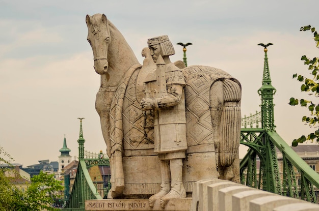 Eine schöne Aussicht auf die Stadt Budapest in Ungarn