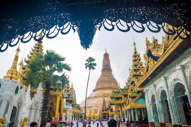 Eine schöne Aussicht auf Yangon in Myanmar