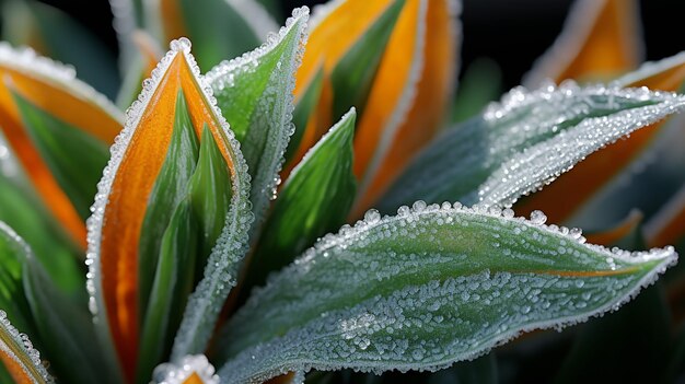 Eine schöne Schneekugel mit einem Eis-UHD-Hintergrund