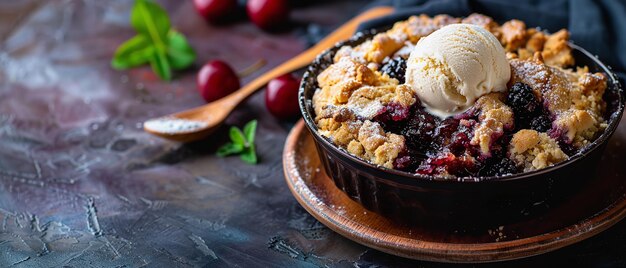 eine Schüssel Eis mit einem Löffel daneben