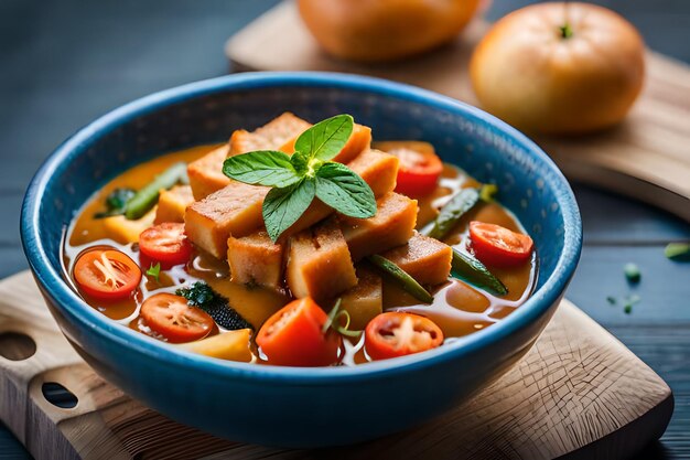 eine Schüssel mit Tomaten und Gurken