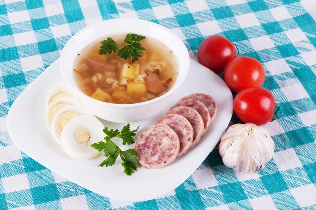 eine Schüssel Suppe