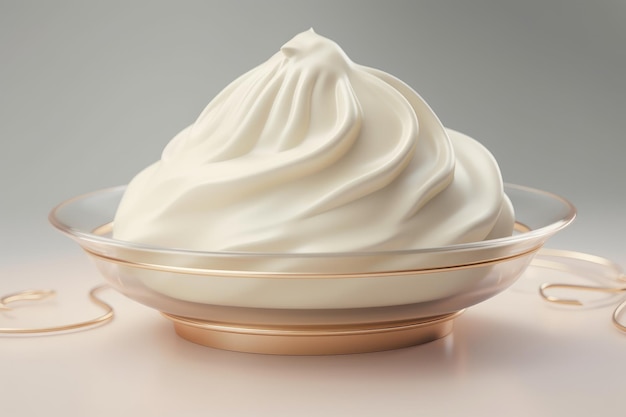 Foto eine sensorische geschmacksexplosion der generativen vanille-ki