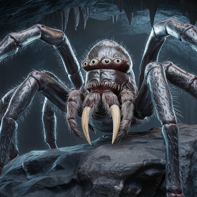 Eine Spinne im Dschungel