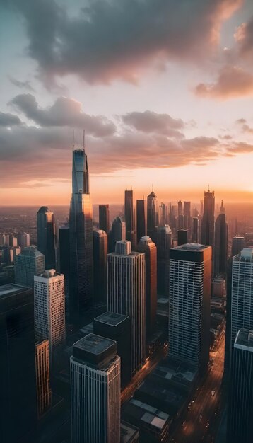 Foto eine stadt ist die zweitgrößte stadt der welt