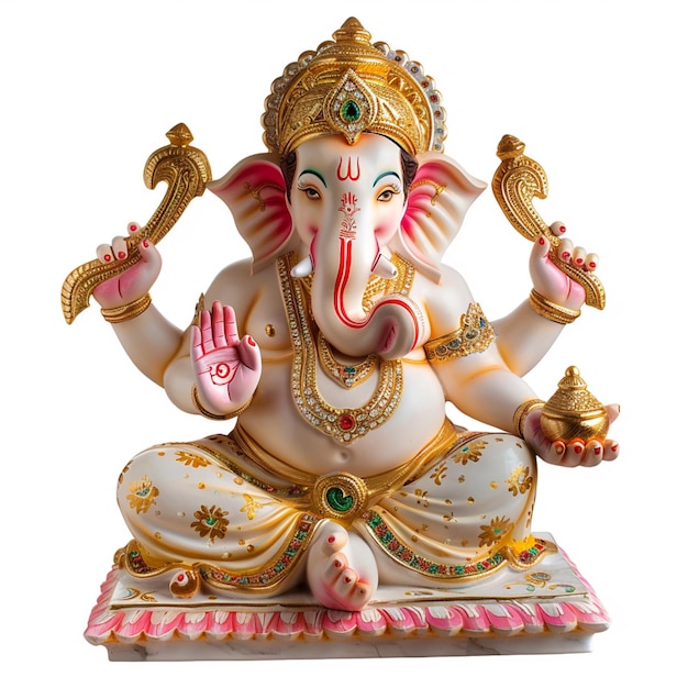 eine Statue eines Gottes mit dem Wort Gott darauf