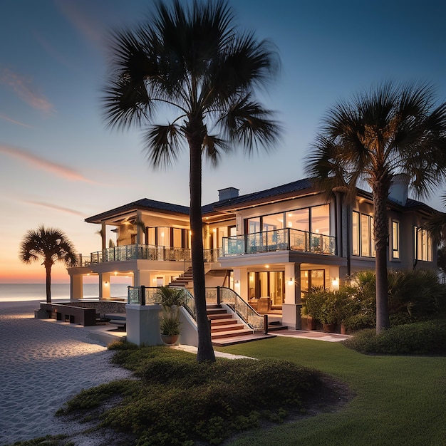 eine Strandvilla in Florida