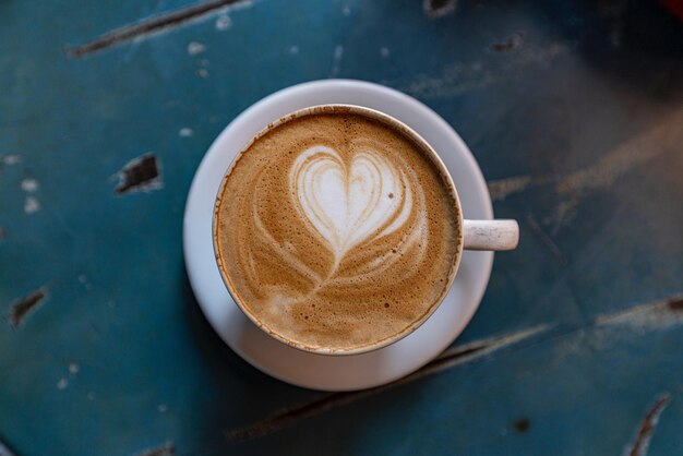 Eine Tasse Kaffee Cappuccino