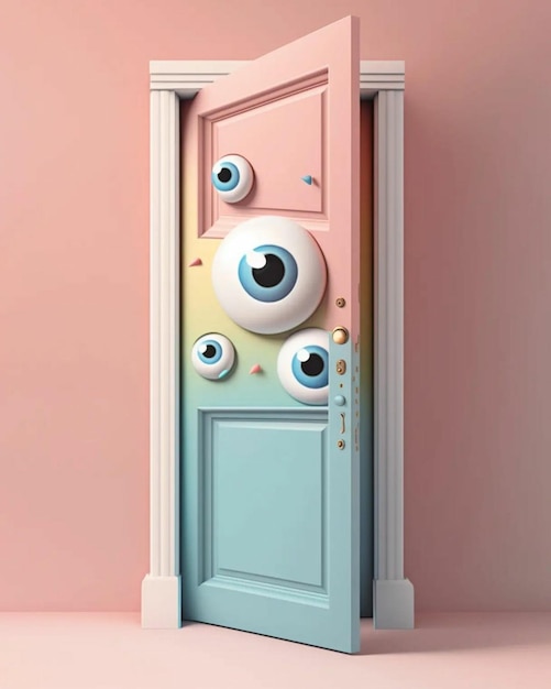 Eine Tür, die Augen hat