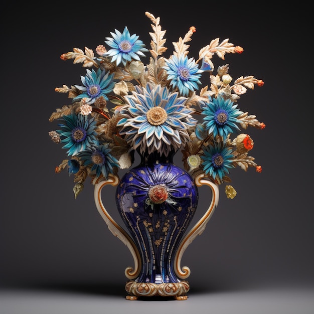 eine Vase aus Blumen